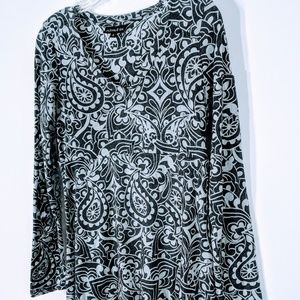 Athleta Long Sleeve Tunic Top Asymmetrical Bottom